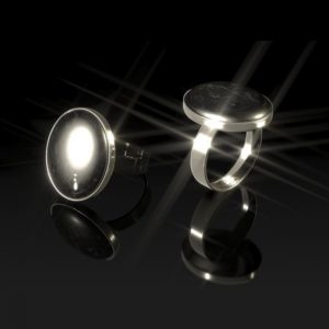 Anillo de Plata con onix brillante