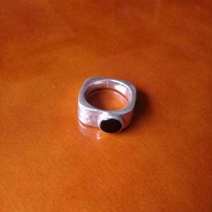 Anillo de Plata con ónix